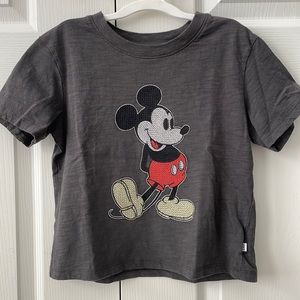 GAP kids Mickey Mouse Embroidered Shirt